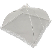 Netzabdeckung für Lebensmittel mit Spitzenrand