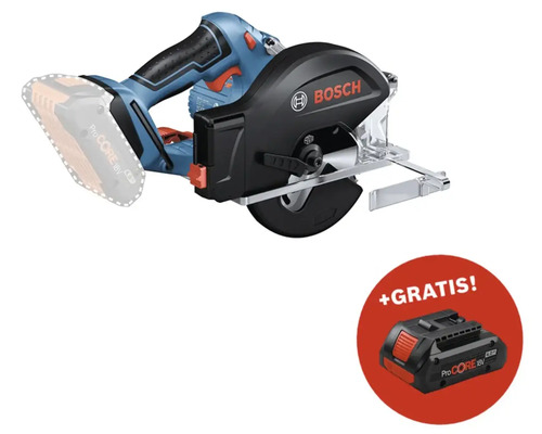 Akku-Kreissäge Bosch Professional GKM 18V-50 inkl. L-BOXX 238 + GRATIS Zugabeartikel Akkupack Bosch Professional ProCORE18V 4.0Ah Akkukreissäge mit zusätzlichem Akku