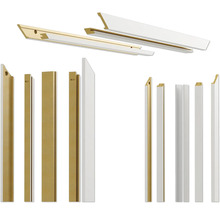 Verschiedene Zierleisten für den Innenausbau