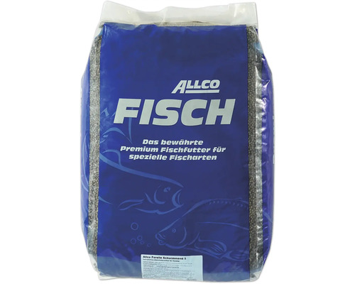 Allco Fischfutter in einer blauen Verpackung