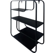 Wandregal mit drei Ablageflächen aus Metall