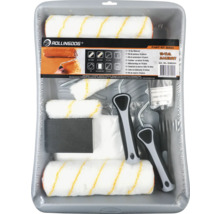 Rollingdog Malerset, 10-teilig, inklusive Farbroller, Pinsel und Farbwanne