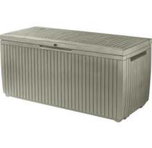 Aufbewahrungsbox aus Kunststoff für den Außenbereich mit Deckel