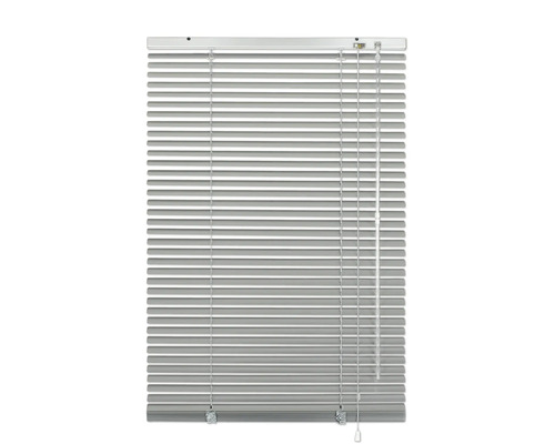 Alu-Jalousie ohne Bohren silber 100x160 cm inkl. Klemmträger Horizontale Jalousie für Fenster