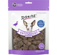 DOKAS Entenbrust Nuggets für Hunde in wiederverschließbarer Verpackung