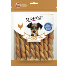 DOKAS Löckchen mit Hühnerbrust Hundesnack, wiederverschließbare Verpackung