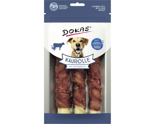 DOKAS Kaurolle mit Entenbrust, wiederverschließbare Verpackung