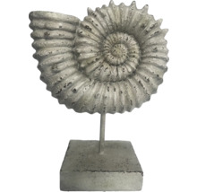 Dekorative Ammonit-Fossilien-Skulptur auf Ständer