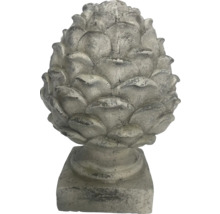 Dekorative Zierfigur in Form eines Tannenzapfens für den Garten