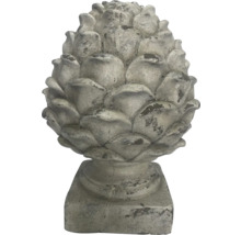 Dekorative Gartenfigur in Form eines Tannenzapfens