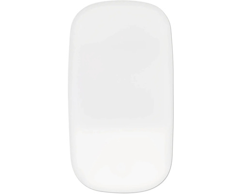 Weisses Wandfliesenmuster mit abgerundeten Ecken