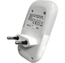 Weißes Nachtlicht mit Stecker für die Steckdose