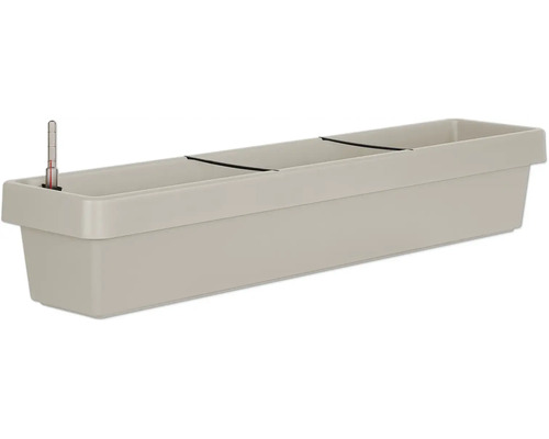 Rechteckiger Pflanzkasten mit Bewässerungsanzeige