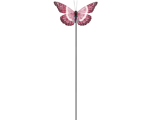 Dekofigur Schmetterling mit Stab für den Garten