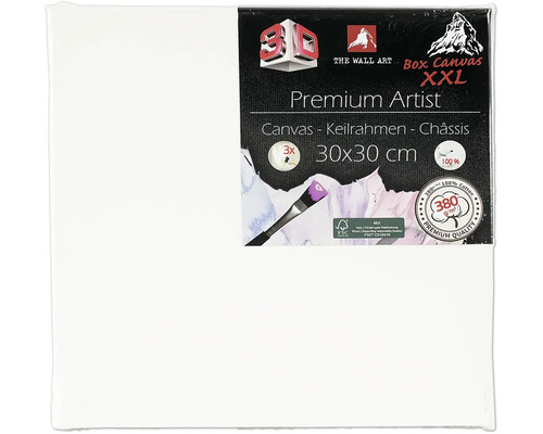 Keilrahmen XXL Premium Artist, 30x30 cm