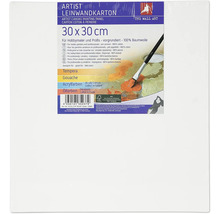 Leinwandkarton, 30 x 30 cm, geeignet für Tempera, Gouache, Acrylfarben und Ölfarben