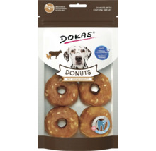 DOKAS Hunde Donuts mit Hühnerbrust in wiederverschließbarer Verpackung