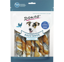 DOKAS Kaustange mit Hühnerbrust und Fischhaut in wiederverschließbarer Verpackung