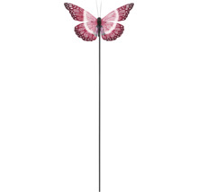 Dekorativer Schmetterling am Stab für den Garten