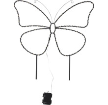 Dekorative Schmetterlingsfigur mit LED Beleuchtung für den Außenbereich