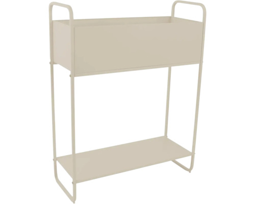 Metall-Pflanzkasten mit Ablage