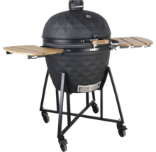 Keramikgrill mit Seitentischen und Fahrgestell