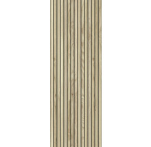 Holzpaneel mit Lamellenstruktur