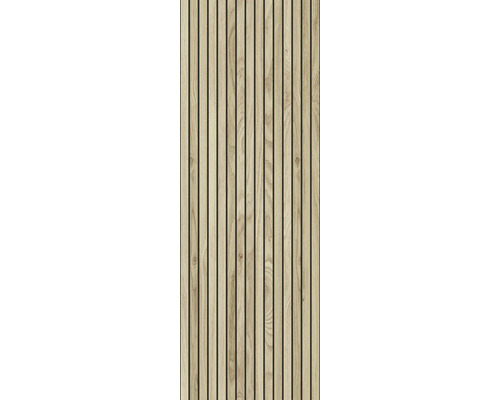 Holzpaneel mit Lamellenstruktur