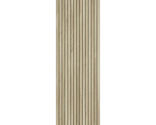 Holzpaneel mit vertikalen Lamellen für Wand- und Deckengestaltung