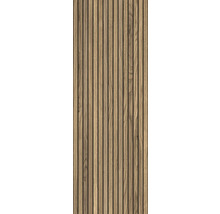 Holzpaneel mit Lamellenstruktur