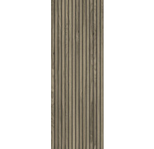 Holzpaneel mit Lamellenstruktur zur Wandgestaltung