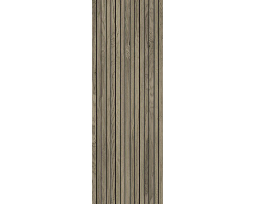 Holzpaneel mit Lamellenstruktur zur Wandgestaltung