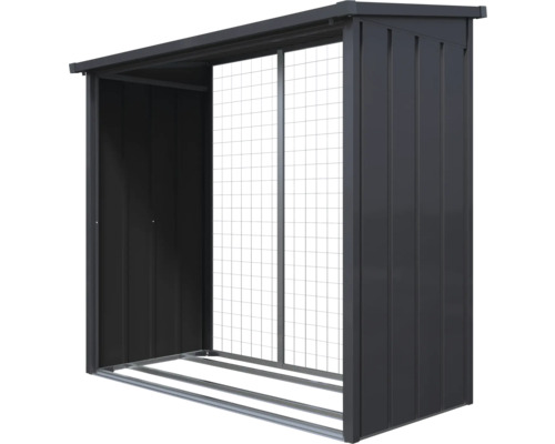 Holzlagerregal aus Metall