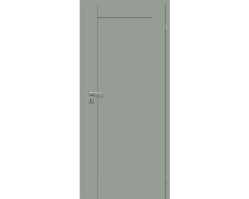 Graue Innentür mit Drückergarnitur