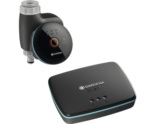 Smarte Bewässerungssteuerung GARDENA smart Water Control Set Gardena Smart Water Control Set mit Bewässerungssteuerung und Gateway