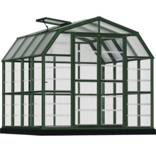 Gewächshaus mit Polycarbonatplatten und Dachfenster