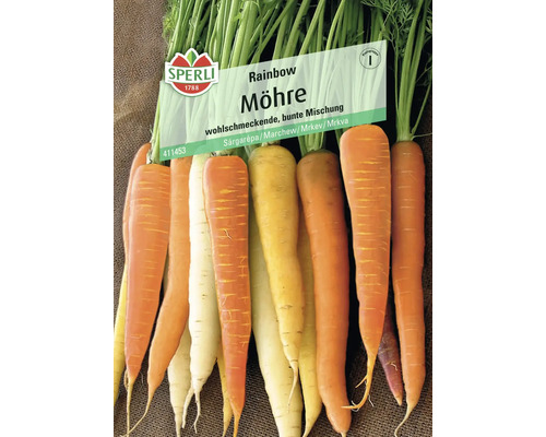 Sperli Rainbow Möhre Saatgutpackung