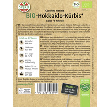Samenpackung Bio Hokkaido Kürbis Solor F1-Hybride