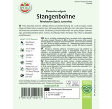 Samenpackung Stangenbohne Mombacher Speck der Marke Sperli