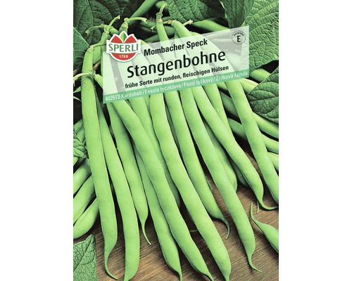 Sperli Mombacher Speck Stangenbohne Samenpackung