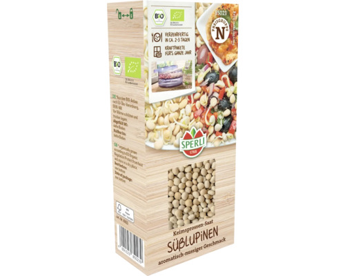 Süsslupinen Keimsprossen Saatgut Packung