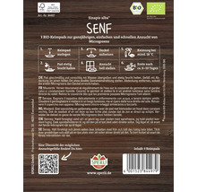 Senf Microgreens Anzuchtset mit drei Bio-Keimpads