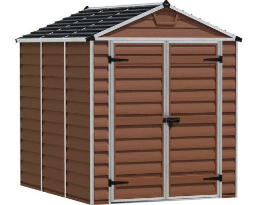 Geräteschuppen aus Kunststoff mit Doppeltür