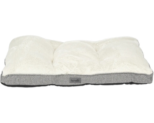 Hundekissen Scruffs M, grau Hundebett mit weicher Oberfläche und Scruffs Logo