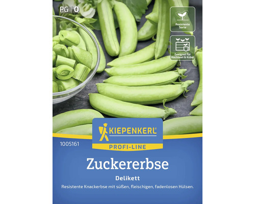 Zuckererbse Delikett Samenpackung von Kiepenkerl