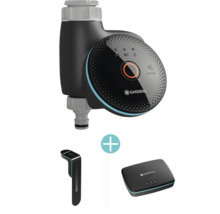 Gardena Smart Water Control Set mit Sensor und Gateway zur automatischen Gartenbewässerung