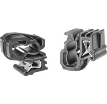 Rohrschelle aus Kunststoff mit Metalleinlage