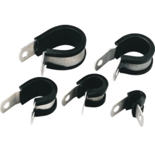 Rohrschellen aus Gummi mit Metalleinsatz, Set