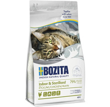 Bozita Katzentrockenfutter für Hauskatzen und sterilisierte Katzen mit Huhn in einer 400 Gramm Packung