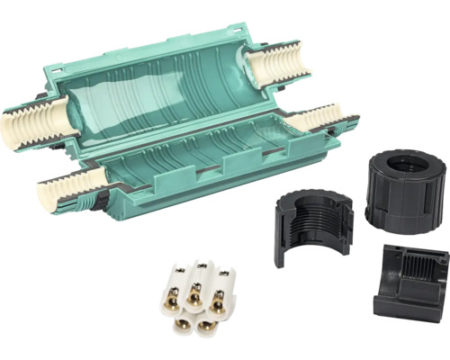 Abzweigmuffe mit Zubehörteilen